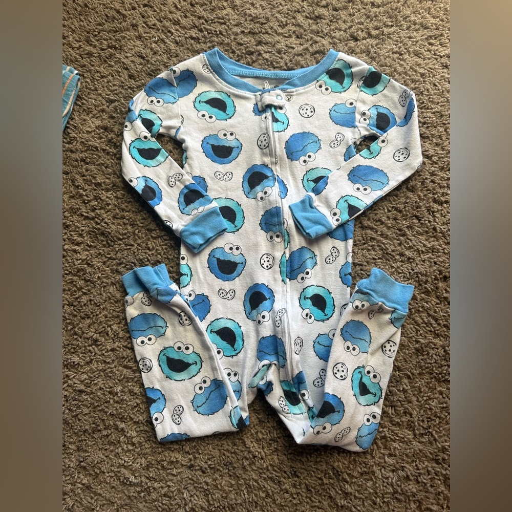 Cookie Monster pajamas